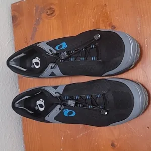 PEARL IZUMI X ALP JOURNEY MEN'S CYCLING BLACK AND GRAY SHOES SIZE EUR 48 US 15
