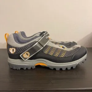 Pearl Izumi X-Alp Low 5742 Gray Orange Women's Cycling Shoes Size 41