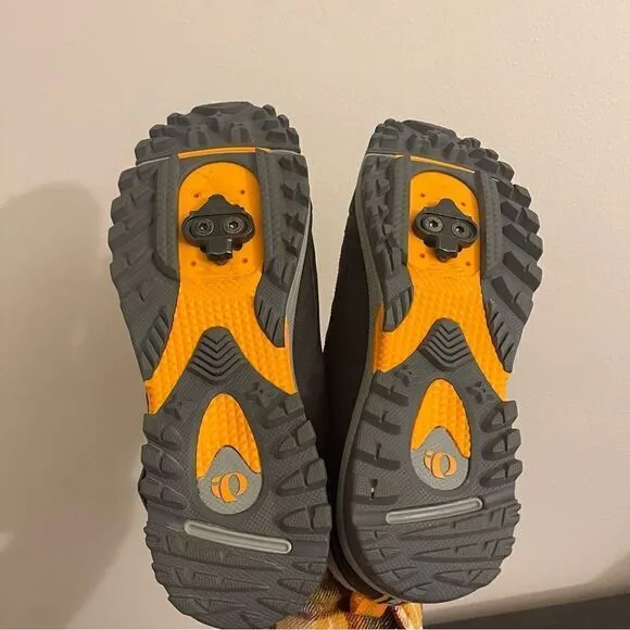 Pearl Izumi X-Alp Low 5742 Gray Orange Women's Cycling Shoes Size 41