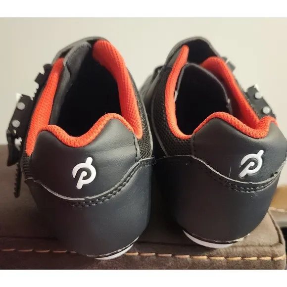 Peloton Cycling Bike Shoes Cleats Red Black White