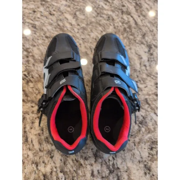 Peloton cycling bike shoes with look delta cleats EU 44 US men's 10.5