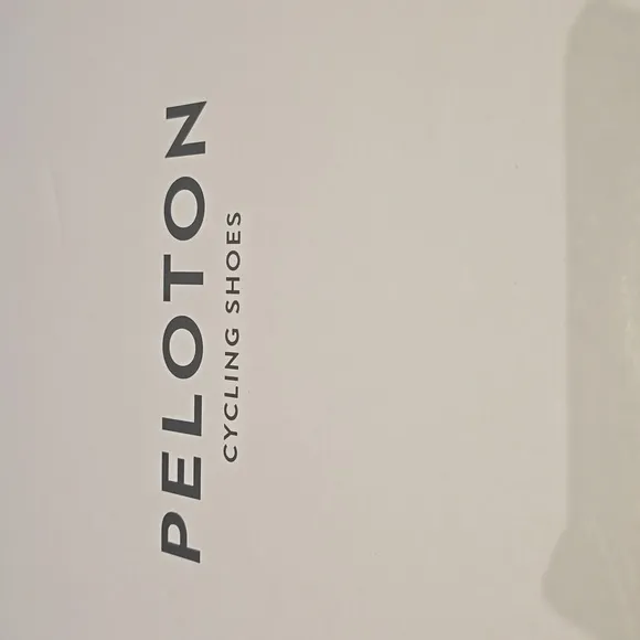 Peloton Cycling Shoes Black and White
