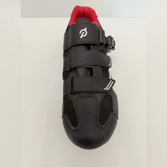 Peloton Cycling Shoes - Black, Red and and White - Size 45