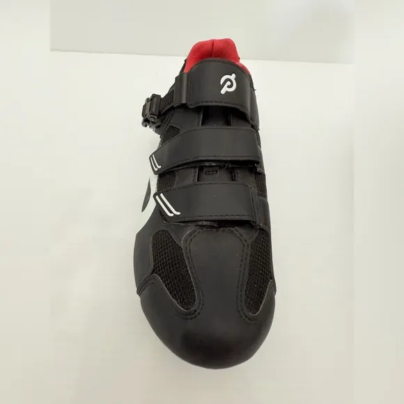 Peloton Cycling Shoes - Black, Red and and White - Size 45