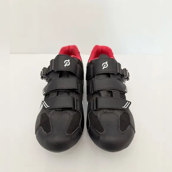 Peloton Cycling Shoes - Black, Red and and White - Size 45