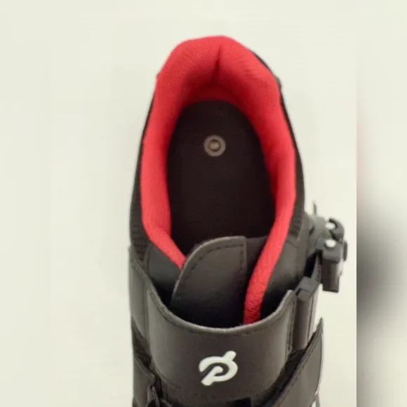 Peloton Cycling Shoes - Black, Red and and White - Size 45