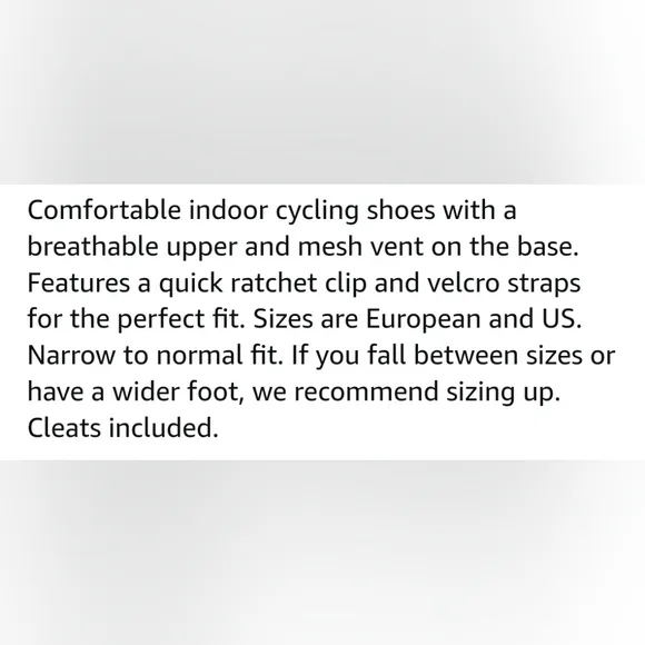 Peloton Cycling Shoes For Peloton Bike and Bike Size 44 EU 10.5 Men's