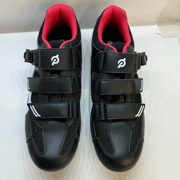 Peloton Cycling Shoes Size EU 46 Black/Red Bike Mens Size 13 US