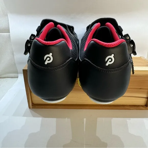 Peloton Cycling Shoes Size EU 46 Black/Red Bike Mens Size 13 US