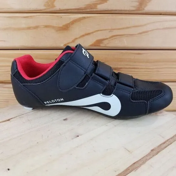 Peloton G-19 Men's Cycling Biking Shoes Without Cleats 41 EUR Black White Red