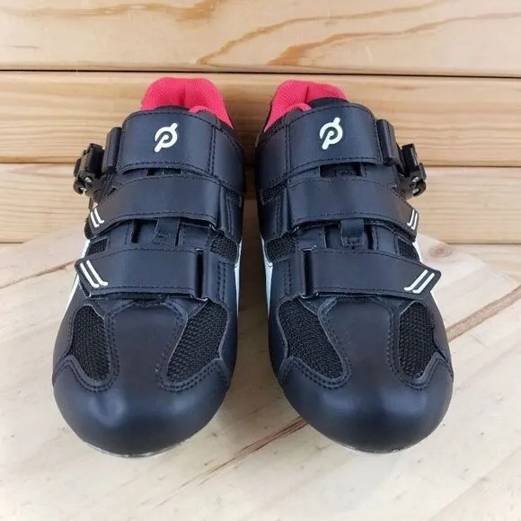 Peloton G-19 Men's Cycling Biking Shoes Without Cleats 41 EUR Black White Red