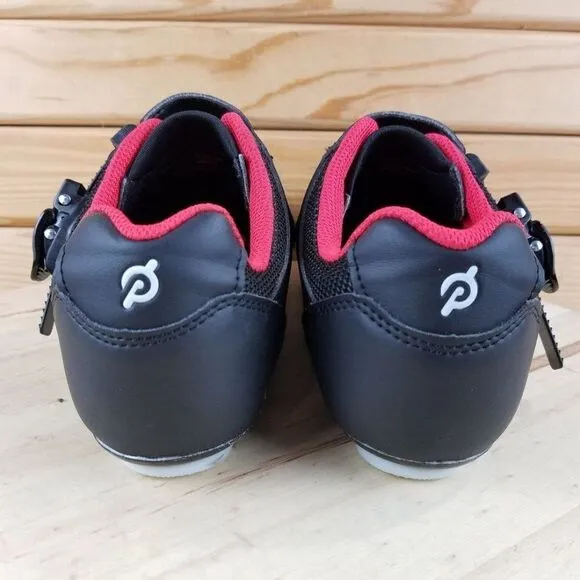 Peloton G-19 Men's Cycling Biking Shoes Without Cleats 41 EUR Black White Red