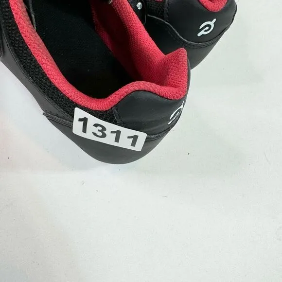 Peloton Shoes women’s Size 9 Black &amp; Red Bike Cycling Cleats Athletic