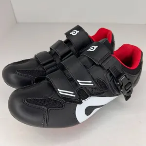 Peloton Unisex PL-SH-B-40 Black Delta Bike Snap Size 8M 10W Cycling Shoes Cleats