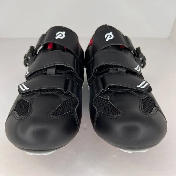 Peloton Unisex PL-SH-B-40 Black Delta Bike Snap Size 8M 10W Cycling Shoes Cleats