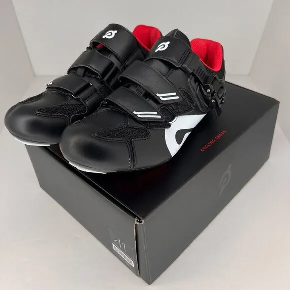 Peloton Unisex PL-SH-B-40 Black Delta Bike Snap Size 8M 10W Cycling Shoes Cleats