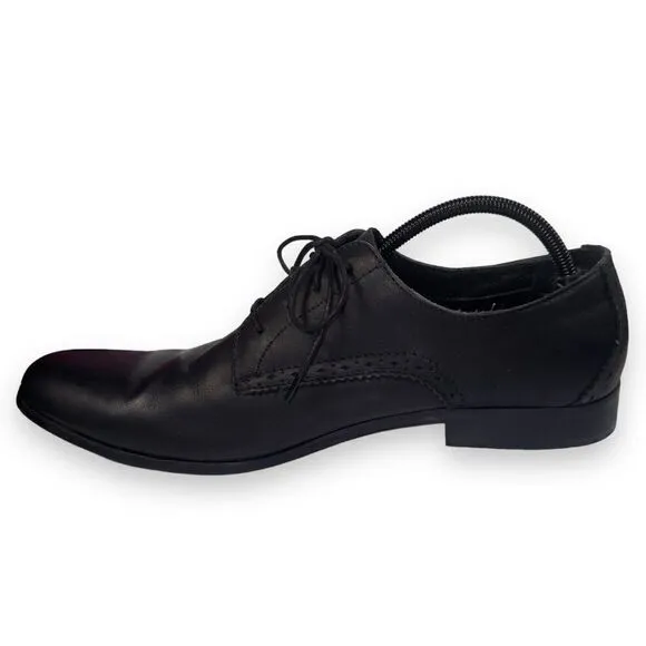 Penguin by Munsingwear Blucher Oxfords Black Leather PBLU201-1 Men's 13