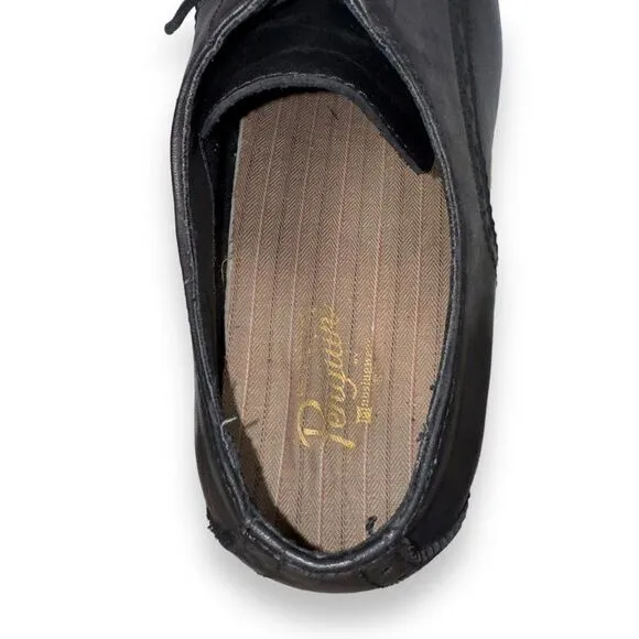 Penguin by Munsingwear Blucher Oxfords Black Leather PBLU201-1 Men's 13