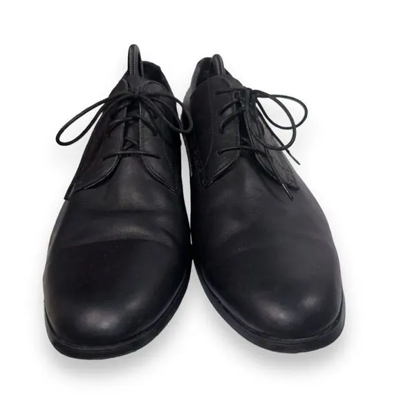 Penguin by Munsingwear Blucher Oxfords Black Leather PBLU201-1 Men's 13