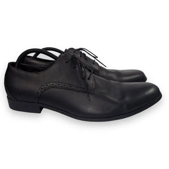 Penguin by Munsingwear Blucher Oxfords Black Leather PBLU201-1 Men's 13