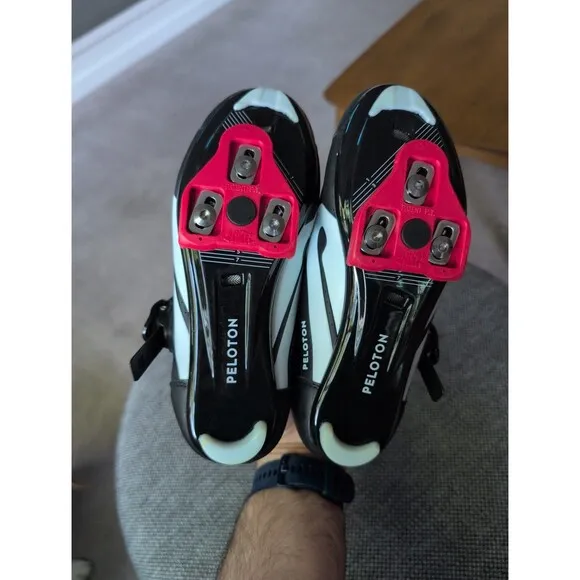 Perfect Peloton cycling bike shoes with look delta cleats EU 36 US women's 5