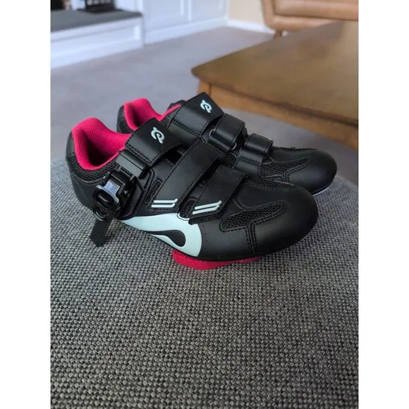 Perfect Peloton cycling bike shoes with look delta cleats EU 36 US women's 5