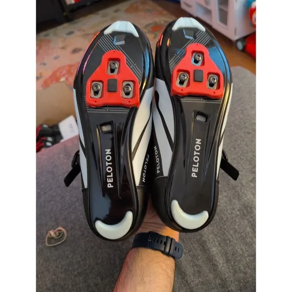 Perfect Peloton cycling bike shoes with look delta cleats EU 46 US men's 12