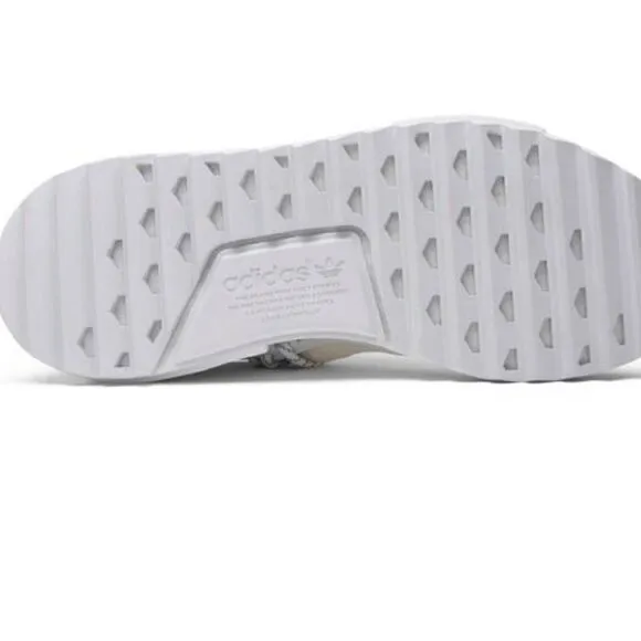 Pharrell Human Adidas Shoes ALL WHITE - Comes with Black Laces and Original Box