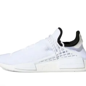 Pharrell Human Adidas Shoes ALL WHITE - Comes with Black Laces and Original Box