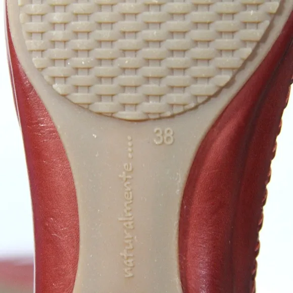Pikolinos Vallarta Shoes New Women Red Leather Sandal Eu 38