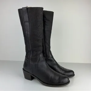 Pollini Way Out Tall Knee High Leather Boot Brown Women's sz IT 38 US sz…