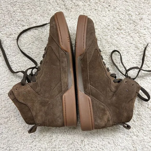 Polo Ralph Lauren CRT High Leather Cow Suede Pony Boots Shoes Mens Size 10