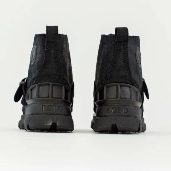 POLO Ralph Lauren Oslo High Boots Shoes Black Grade School Big Kids
