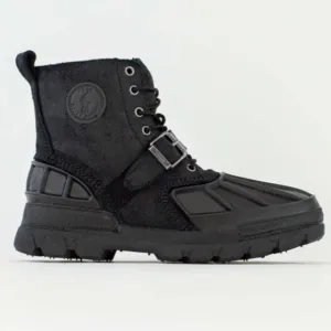 POLO Ralph Lauren Oslo High Boots Shoes Black Grade School Big Kids