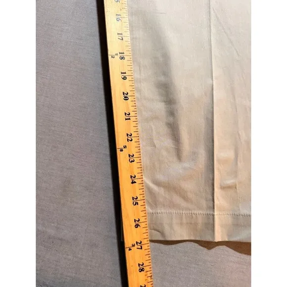 Prada Khaki Chino Pants Straight Leg Dress Casual Trousers Mens 56 Beige 40x27