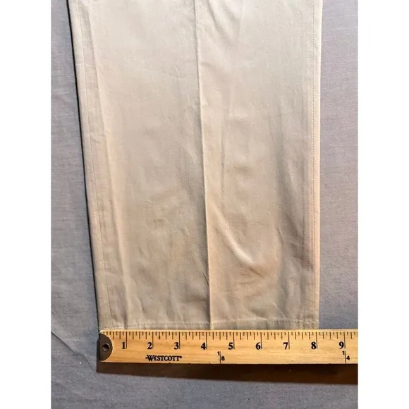 Prada Khaki Chino Pants Straight Leg Dress Casual Trousers Mens 56 Beige 40x27