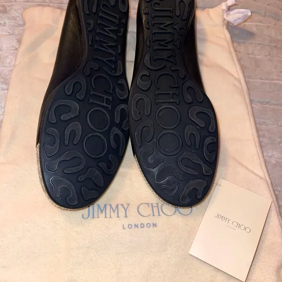 Preloved Jimmy Choo flat shoes size 39 excellent condition never worn.