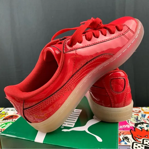 Puma Basket Red Ice Fade 5 Mens / 6.5 Womens