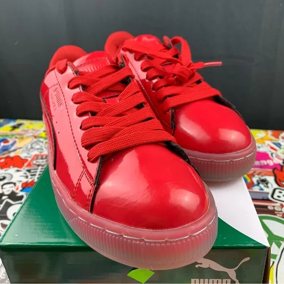 Puma Basket Red Ice Fade 5 Mens / 6.5 Womens