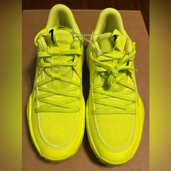 Puma Court Rider 1 LaMelo Ball Basketball Shoes Yellow Men Sz 10.5 - NEW NO BOX