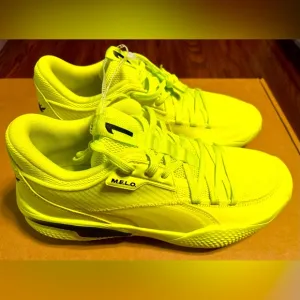 Puma Court Rider 1 LaMelo Ball Basketball Shoes Yellow Men Sz 10.5 - NEW NO BOX