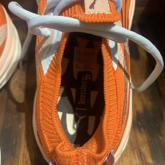 Puma Foreverrun Nitro X Lemlem Running  Womens Orange Sneakers Athletic Shoes 8