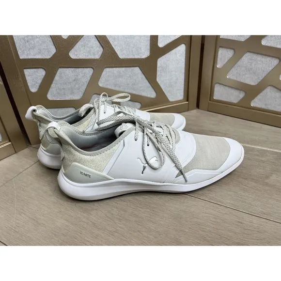 Puma IGNITE NXT PRO Men 10 Sz 10.5 White Athletic Golf Shoes Sneakers 192225-05