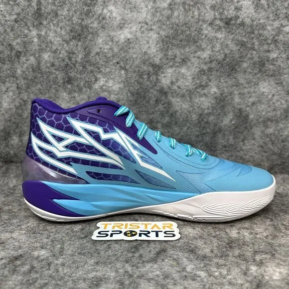 Puma Mb.02 Basketball Shoes Mens 10 Queen City Lamelo Ball Team Violet 379779-01