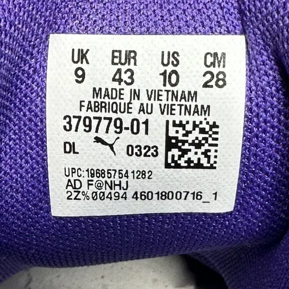 Puma Mb.02 Basketball Shoes Mens 10 Queen City Lamelo Ball Team Violet 379779-01