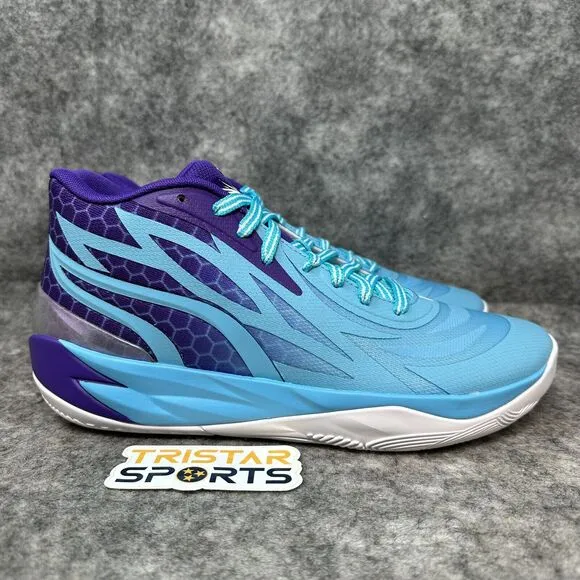 Puma Mb.02 Basketball Shoes Mens 10 Queen City Lamelo Ball Team Violet 379779-01