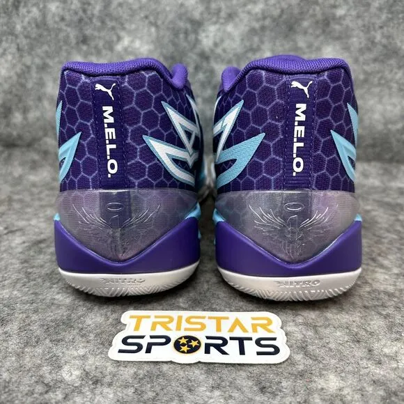 Puma Mb.02 Basketball Shoes Mens 10 Queen City Lamelo Ball Team Violet 379779-01