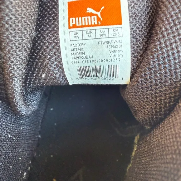 PUMA Men's Black Athletic Shoes