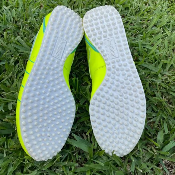 Puma Monalite Golf‎ Shoes, size womens 10, bright yellow/green