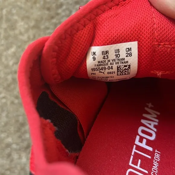 Puma Retaliate block athletic running shoes